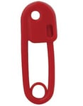 Sikkerhetsnål 1.6 mm - Rød Ørepiercing