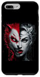 Coque pour iPhone 7 Plus/8 Plus Deux visages de puissance : Embrassez votre ange intérieur et votre démon