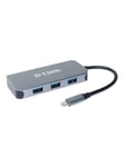 D-Link DUB-2335 - telakointiasema - USB-C / Thunderbolt 3 - HDMI