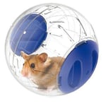 BEAUTYBIGBANG 2021 12cm Boule Gym pour Hamsters et Souris en Plastique - Transparent Jouet Amusant Balle d'exercice pour Hamster Nain (BU)