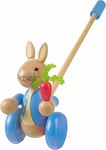 Peter Rabbit Toys - Peter Rabbit Wooden Push Along Walker, Baby, Toddler, 1 Yea