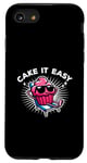 Coque pour iPhone SE (2020) / 7 / 8 Cake It Easy Cute Cupcake Pun Vacay Mode Vacances d'été