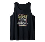 Back To The Future DeLorean Distressed Poster Tank Top