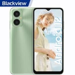 Smartphone Pas Cher Blackview A52 6.5 pouces 2Go+32Go 5180mAh 5MP+13MP Android 12 Telephone portable 4G Face ID - Vert vitalité