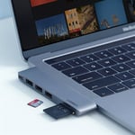 Ugreen Multihubb til MacBook Pro / Air- 2xUSB-C 3xUSB & Minneskort
