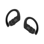 Miiego MiiBuds Active GO - Trådlösa hörlurar för löpning, One Size Unisex, Svart, Perfekta för aktiv livsstil