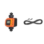 BIOGENTS Timer pour Programmer et Réguler La Diffusion du CO2 | pour Piège & Rallonge Electrique pour Piège Anti Moustiques & Moustiques Tigres Extérieur BG-MOSQUITAIRE | Type II