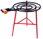 Paella Cooking KIT: 70cm GAS BURNER Triple Ring + Reinforced Burner TRIPOD