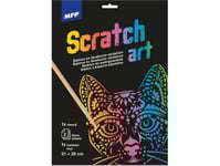 Mfp Papper Skraplotter Stencil A4 Katt 21X29cm + 2 Ark 1032218