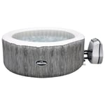 Sealey Dellonda 2-4 Person Inflatable Hot Tub Spa with Smart Pump - Wood Effect