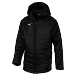 Puma Junior Boys Winter Liga Sideline Bench Puffer Jacket - Black / 14-16 Years