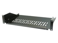 Efb Elektronik 691650Ts.2A, Hylla Till Rackskåp, Svart, 22 Kg, 48,3 Cm (19"), 482,6 Mm, 300 Mm