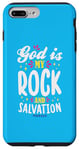 Coque pour iPhone 7 Plus/8 Plus Dieu est mon rocher et mon salut