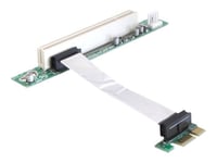Delock Riser Card Pci Express X1 > Pci 32Bit 5 V With Flexible Cable - Kort För Stigare