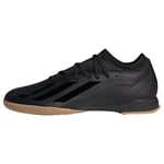 adidas Mixte X Crazyfast.3 Indoor Boots Football Shoes, Core Black/Core Black/Core Black, 48 2/3 EU