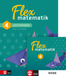 Flex Matematik åk 4 Lektionsbok och webb - 9789127465831 - Skickas inom 24 helgfria timmar Onlineprodukt / Hybridpaket