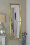 49Inch X 16Inch 122cm X 40cm Large Gold Antique Design Ornate Big Dress Mirror