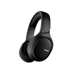Somic Bluetooth Wirless Headphones Over Ear, [72 Hrs Playtime] with Mic HiFi Stereo Sound, CVC Noise Cancelling, Lightweight and comfort earmuff Headset for Home Online Office, Black