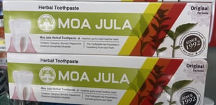 2 Whitening Toothpaste Vegan natural Plai Organic Dr. Chula MAO JULA 100ml