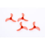 NewBeeDrone Azi Tri-Blade Micro Props - Red (4)