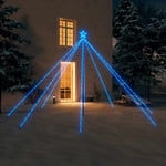 vidaXL Julgransbelysning inomhus/utomhus 576 LED blå 3,6 m 328742