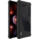 Asus ROG Phone 5 Ultimate / Pro 5s - IMAK Matt gummiskal inklusive skärmskydd svart