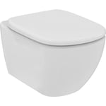 Ideal Standard Tesi vägghängd toalett, utan spolkant, vit