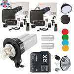 UK 2*Godox 2.4 TTL 1/8000s AD200 Pocket Flash+X2T-N for Nikon+AD-B2+AD-S7 Kit