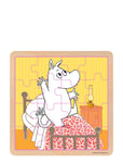 Moomin - Wooden Square Puzzle - Bedtime Jumping Patterned Barbo Toys