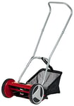 Einhell GC-HM 300 Hand Push Lawnmower -- Manual Lawn-Mower With 30cm Cutting Width, 16L Grass Box, 4 Cutting Height Levels -- Walk-Behind Lawn Mower For Small Gardens
