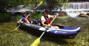 Kayak Hudson 3 Person Canoe Kit Family Outdoor Adventure River Rafting