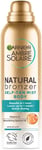Garnier Ambre Solaire Natural Bronzer Quick Drying Body Self Tan Mist, Medium 