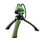 Mantona Kaleido Mini 3-Leg Table and Hand Tripod with Ball Head – 1/4 Inch Connector, Spirit Level and Hands Chlafe) Lime Green