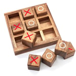 PIGMAMA Giant Noughts and Crosses Garden Game Including Giant X's and O's XO Wood Board Game Toy for Kids Well-Liked