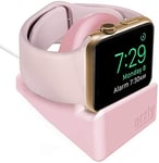 Orzly Charging & Display Stand Designed for All Series of Apple Watch SE, 6, 5, 4, 3, 2, 1 & All Screen Sizes 44mm, 42mm, 40mm, 38mm - Pink