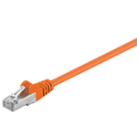 Goobay Cat 5e F / UTP nätverkskabel - orange 0,50 m