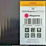 Kodak Toner Cartridge Compatible for HP 203A Magenta