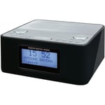 Radio-réveil numérique DAB + / FM SOUNDMASTER UR170SW avec double alarme - Blanc