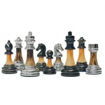 Lllunimon Set d'échecs PROCESSAGES en Plastique ABS ET FRANGEMENT des MÉTULES Pièces d'échecs Chessman King Hauteur 90mm Jeu d'échecs IA2
