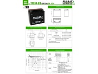 Fulbat-Ackumulator 12 Ah 200 A En 12V