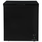 Russell Hobbs Black Chest Freezer 198L Freestanding with 5 Year Warranty, Adjustable Thermostat, Chill or Freeze Function, 4 Star Freezer Rating & Suitable for Outbuildings & Garages RH198CF0E1B