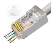 MicroConnect Easy-Connect RJ45-kontakt, CAT 6A FTP, 10-pack