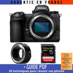 Nikon Z7 II + Nikon FTZ II + 1 SanDisk 32GB Extreme PRO UHS-II SDXC 300 MB/s + Guide PDF ""20 TECHNIQUES POUR RÉUSSIR VOS PHOTOS