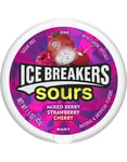 Ice Breakers Sours Sugar Free Candy - Sockerfritt Godis med Fruktsmaker 42 gram (USA Import)