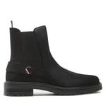 Boots Tommy Hilfiger Th Coin Flat Boot FW0FW06742 Black BDS