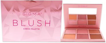 Sigma Beauty Blush Palette - Matte and Shimmer Blush Palette with 6 Hues - Vegan