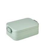 Mepal Lunch Box Midi - Lunch Box To Go - For 2 Sandwiches or 4 Slices of Bread - Snack & Lunch - Lunch Box Adults - Nordic sage