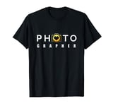 Photographer Camera Heart Cool Photography Lover T-Shirt