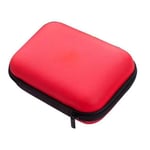 Red 2.5 ""sac de disque dur externe USB disque dur pochette écouteur sac transporter Usb câble housse pour SSD HDD disque dur étui