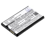 Batteri till Sladdlös telefon för Yealink W56H, W56h/p, One Talk IP DECT m.fl.